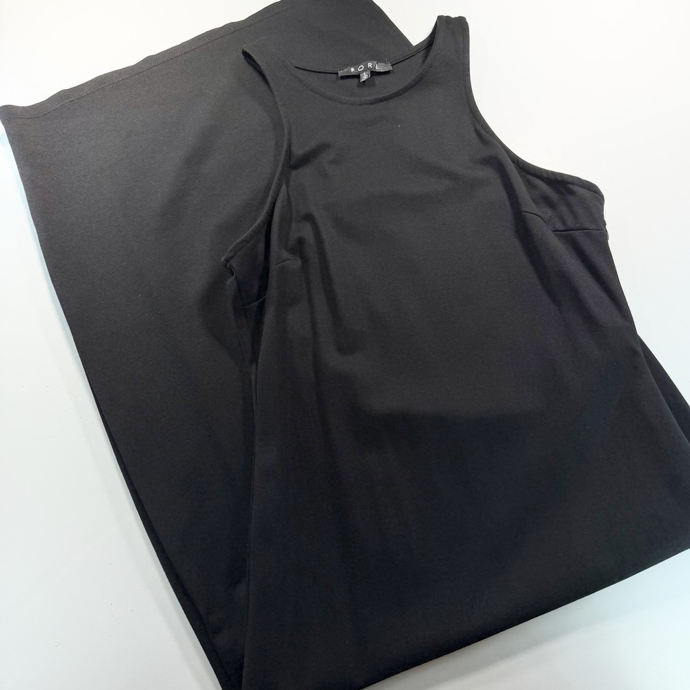 Women's Little Black Dress By‎ FORE Size Large Sleeveless Bodycon Racerback